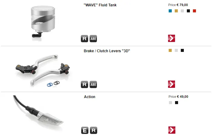 Accessoires Rizoma Moto Pas Cher