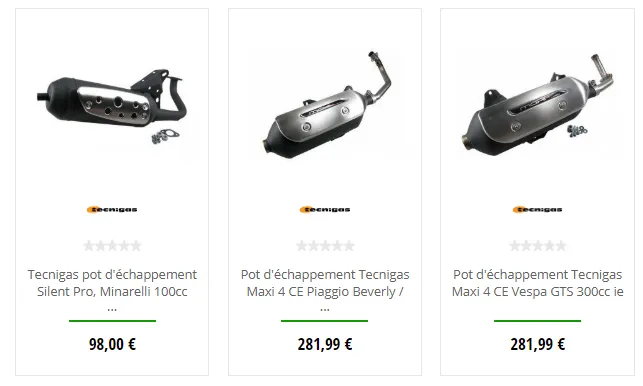 Pot Scooter 125 Pas Cher